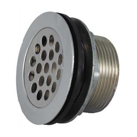 Jr Products SHOWER STRAINER W/GRID, LOCKNUT, AND RUBBER WASHER 9495-209-022